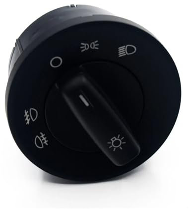 BRACES Scheinwerfer Nebel Lampe Control Schalter Knopf Fit for Skoda Octavia 2 II A5 1Z3 1Z5 1Z 0 941 431 AE 3X1 1Z 0 941 431A 1Z0941431 EINE 1Z0941431 Schalter für Nebelscheinwerfer