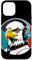 Carcasa para iPhone 13 Majestic Eagle Line Art y combinación de auriculares - Moderno