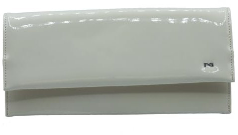 Nero Giardini E443000DE Venus Latte Pochette maxi con tracollina elegante da cerimonia per Donna (Taglia Unica)
