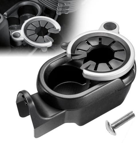 GEARMONSTER Getränkehalter, Mittelkonsole Becherhalter, Flaschenhalter für Benz SMART Fortwo W451 A4518100370 Auto Getränkehalter Expander, Schwarz