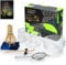 TEANAGOO Matcha Set Matcha Whisk Matcha Bowl with Pouring Spout Scoop Matcha Whisk Holder Tea Making Kit. Japanese Tea Set (7pcs) + 2Cups(5.6oz),S21,Clear Glass,Color Box Packing…