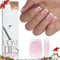BTArtbox Press on Nails Short - 160PCS XCOATTIPS French Tip False Nails, Soak Off Square Nail Tips, Pink Soft Gel Nail Tips for Gel Extensions in 16 Sizes