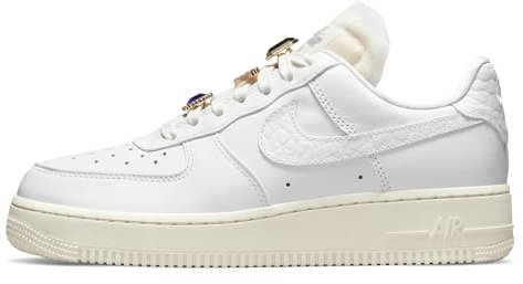 NIKE Air Force 1 Low Premium, Sneaker Uomo, Summit White Summit White Sea Glass, 43 EU