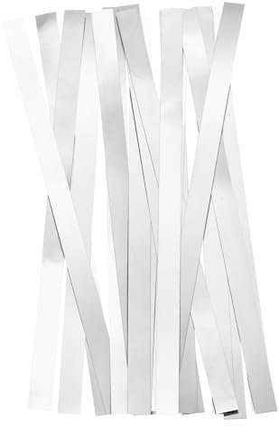 sourcing map Pure Nickel Strip 0.1mm x 5mm x 100mm Battery Soldering Tab Nickel Solder Tab for Battery Pack and Spot Welding 25 Pcs