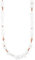 Purelei® Wela Kette – Wasserfester Schmuck mit echten Perlen & Muschelstücken, verstellbar (40/45 cm) (Rosegold)