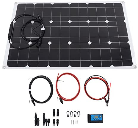 Kit de panel solar flexible 80W controlador de silicio monocristalino RV exterior