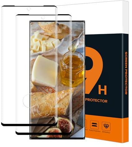 Cable Leader 2 Pack Verre Trempé pour Samsung Galaxy Note 20 Ultra 5G, Dureté 9H protection écran, 3D Couverture Complète, Sensible au Toucher, Haute définition Samsung Note 20 Ultra vitre protection