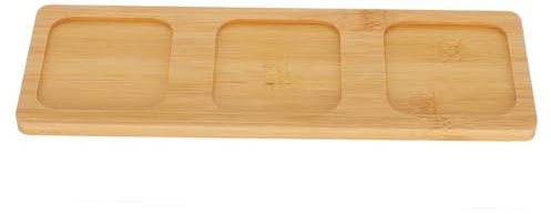 ULTECHNOVO Tavola Da Paddle in Bambù Per Servire Vino Scomparti Bicchieri Per Tavola Da Paddle Supporto Per