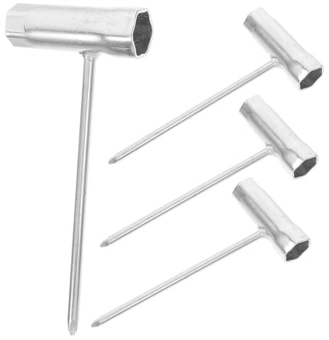 EXHUMKY 4stücke Verstellbares Kettensägen-werkzeugsatz Ergonomischer Schraubenschlüssel Für Zündkerzenwechsel Und Wartung Benutzerfreundliches Zubehör Für Kettensägen Und
