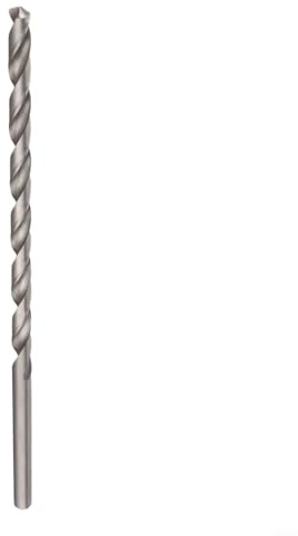 Honseadek Broca HSS extra larga de 300 mm, acero de alta velocidad, diseño de giro de doble flauta, vástago redondo, para metal blando, madera, plástico, PVC, aluminio, cobre (10 mm)