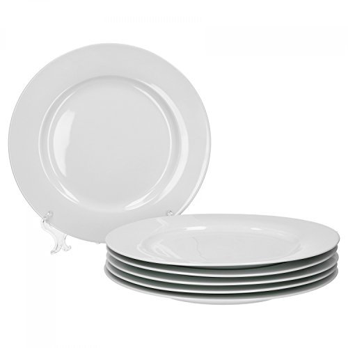 Van Well Geschirrset Trend 6 Stk Essteller 27 cm – Modernes Design & Vielseitigkeit – Hochwertiges Porzellan für jede Küche