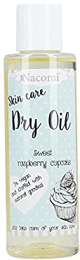 Nacomi Massage Oil Sweet Raspberry Cupcake 150ml