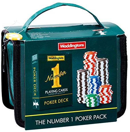 Waddingtons 031196 Poker Travel Pack, grün