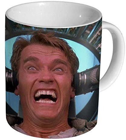 mugmart Keramik Kaffeetasse Tasse mit Untersetzer, Geschenkset (325 ml)