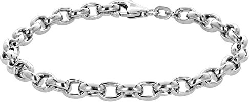 trendor Armband 925 Silber Erbsmuster Silber Armband Damen und Herren, Silberschmuck, Armschmuck Frauen und Männer, Armband Silber, Geschenkidee 78957-21 21 cm