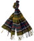 Barbour Schal Herbst Winter 18 TARTAN GREEN Acryl Wolle 180 cm x 35 cm Frauen Kaltwetter-Accessoires Reisezubehör