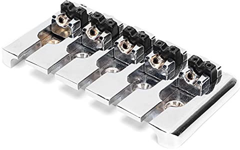 Verrückter Verkauf 5 String Bass Bridge, Bass Bridge Hard Tail Bridge Sattel für Musikbegeisterte für Anfänger