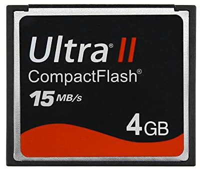4 GB Ultra II CF Memory Card 15MB/S (SDCFH-004G-A11) 4gb SLR Camera Card for Professional Photographer,Videographer,Enthusiast