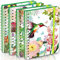 DWIYITTN Spiral Notizbuch A5, 4-Pack Hardcover Ringbuch Set 120 liniert Spiralbindung mit Gummiband Frauen Geschenk Schulkolleg Arbeit Zuhause zu Tagebuch Schreiben Notizen, verschiedene Muster
