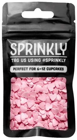 SPRINKLY - Glimmer Hearts - Pink - 25g