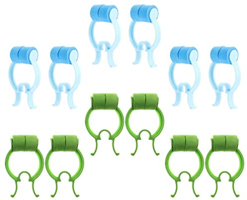 Beavorty 12pezzi Clip Nasale Pom Pinza per Epistassi Portatile e Comoda Tappo Nasale per Uso Domestico Viaggio