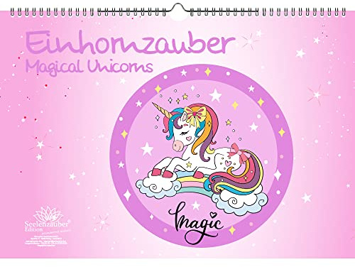 Einhornzauber Immerwährender Kalender DIN A3 Einhorn Einhörner Unicorn - Seelenzauber