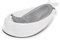 Skip Hop Badewanne Moby, weiß, 3 Stufen, PVC-frei, phthalatfrei, rutschfest, für Neugeborene mit Ablaufstöpsel (von Geburt bis 11 kg, Weiß)