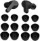 Replacement Ear Tips Eartips Ear Plug Ear Gels Compatible with JBL Vibe 200TWS Earbuds,JNSA Silicone Ear Tip Replacement for JBL Vibe 200TWS,S/M/L 6 Pairs,Black 532