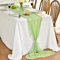 Artoid Mode Chiffon Musselin Dekostoff Apfelgrün Tischläufer 75x300 cm, Küche Tisch Dekoration Drinnen Urlaub Hochzeit Party Geburtstag Dekor