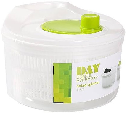 Aggloz | Good Grips Little Salad & Herb Spinner, Deluxe Salad Spinner and Dresser, Easy to Clean, Easy Spin Mechanism, Compact Storage, BPA Free