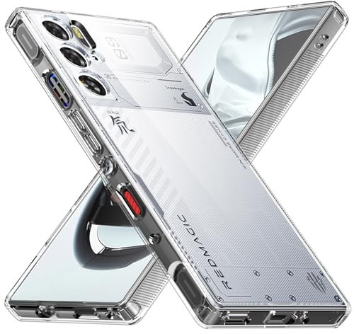 Foluu for ZTE Nubia Red Magic 9 Pro Case, Translucent Matte Hard PC Back & Soft TPU Bumper Protective Shockproof Case