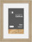 nielsen Bilderrahmen mit Passepartout, 13 x 18 cm, Holz, Eiche, Fotorahmen zum Auftstellen und Aufhängen im Hoch- & Querformat, Echtglas, Skava