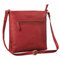 Benthill Damen Umhängetasche Leder - Tasche aus echtem Rindsleder - Handtasche mit Reißverschluss - Schultertasche/Ledertasche - Vintage Shopper, Farbe:Rot