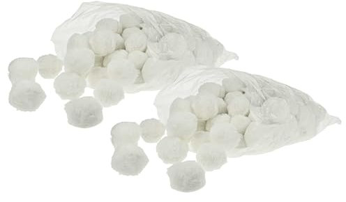 vhbw 2X 500 g Filterbälle-Verpackung kompatibel mit Bestway Pool-Filteranlagen, Sandfilteranlagen - 50 mm