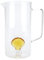 Balvi Carafe Atlantis Shell Couleur Jaune Fabriqué à la Main en Borosilicate Verre 1,3L