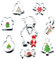 9 Stück Süßer Nikolaus Ausstechformen Weihnachten Set,Edelstahl Keksausstecher Weihnachten Plätzchenausstecher Ausstecher Schneeflocke Tannenbaum Plätzchenform für Backen Torten Fondant Kekse