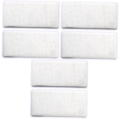 Healeved 6sheets Halloween Nail Stamping Plates Templates for Nail Art Fall Designs for Fun Manicure