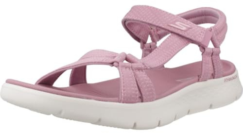 Skechers GO WALK FLEX SANDAL SUBLIME, Damen Schiebe-Sandalen, Purple,