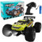 Kihhvlo Auto telecomandata, Auto Acrobatica Controllata 2,4 GHz 20 km/h 2,4 Macchina Radiocomandata, 1:18, RC Car con Batteria per Bambini Telecomando Regalo di giocattolo di Natale (verde)