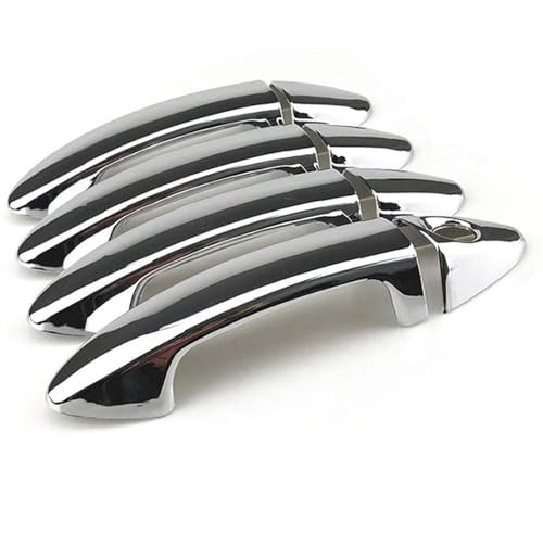 YSDSLS Car Styling Car Exterior Door Handle Cover Exterior Accessories Sticker Decorative Door Lock Cover For Ford For Fiesta 2009-2012