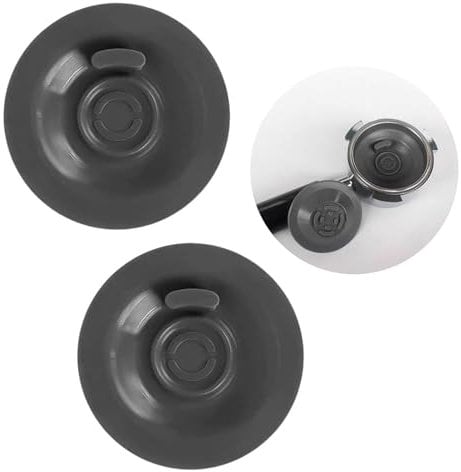 2PCS Espresso Backflush Cleaning Disc, 54MM Coffee Machine Cleaning Tablets Reusable Silicone Coffee Machine Handle Cleaning Pad Coffee Machine Accessories Compatible with Most Espresso Machines