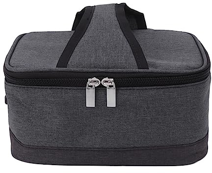 Boîte à Lunch Chauffante, Petit -ondes Portable Boîte à Lunch électrique Chauffe-plats avec Sac d'isolation à Chauffage Constant USB pour Voiture Camion Travail Camping Sac