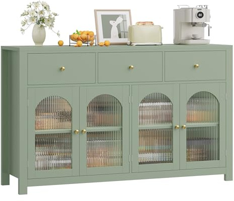 FINETONES Buffet Cabinet with Storage, Kitchen Storage Cabinet for Home