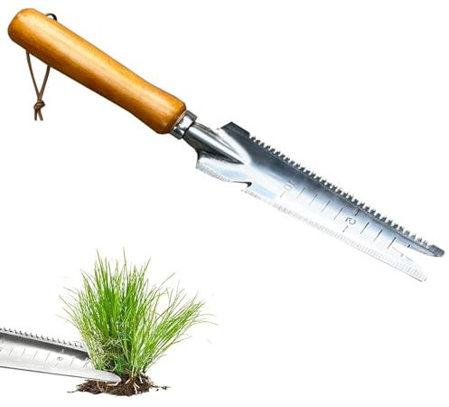 AONAYO Gardena Désherbeur manuel en acier inoxydable pour jardiniers 33,5 cm