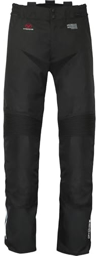 Büse Rider wasserdichte Motorrad Textilhose, schwarz, XS