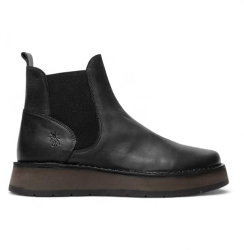 Fly Womens RAWI131 Chelsea Leather Ankle Pull-On Classic Comfort Boots