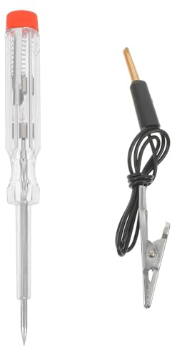 TOYANDONA Kfz Spannungsprüfer Kompakt Transparent Dc Stromprüfer für Autobatterien Fahrzeug Elektronik Zubehör Robustes Elektrisches Messgerät Einfache Einhandbedienung Präzise