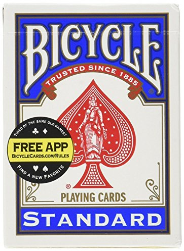 Bicycle Cartas de índice estándar 1 baraja, los Colores Pueden Variar (Rojo o Azul)