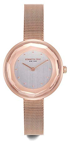 Kenneth Cole New York Damen-Armbanduhr, Quarz, Edelstahl, Casual