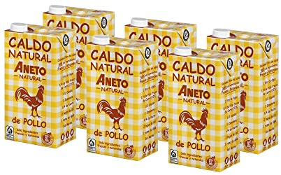 Aneto 100% Natural Chicken Broth 1L (6 Pack)